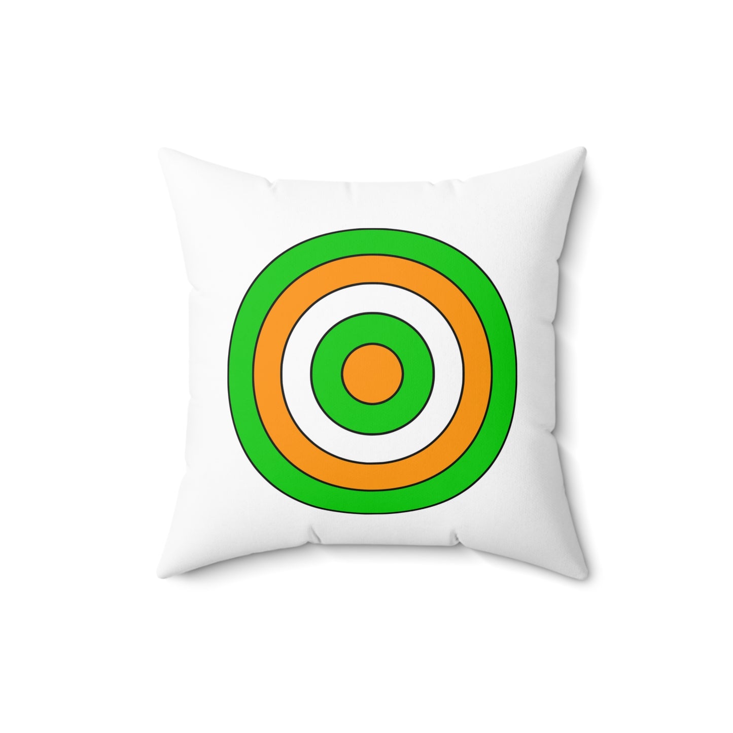 Cote Divoire Retro Target Cushion Pillow