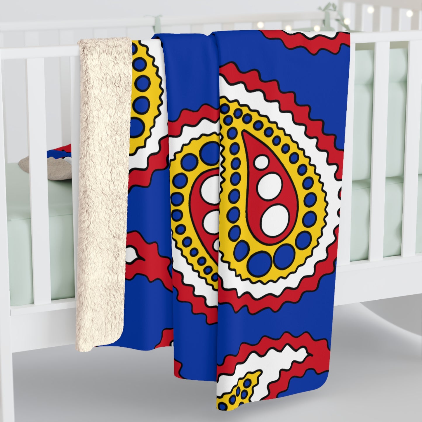 Philippines Retro Paisley Blanket Throw