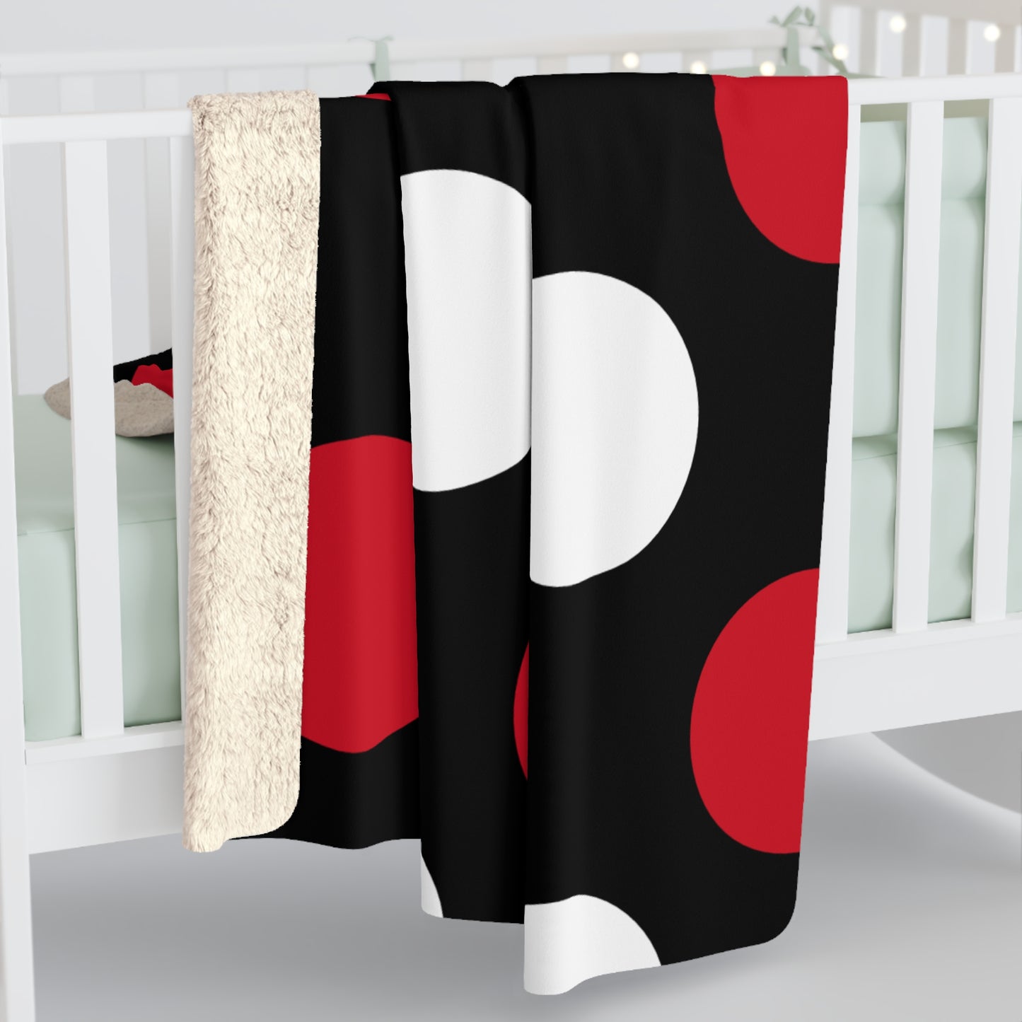 Iraq Retro Polka Dots Blanket Throw