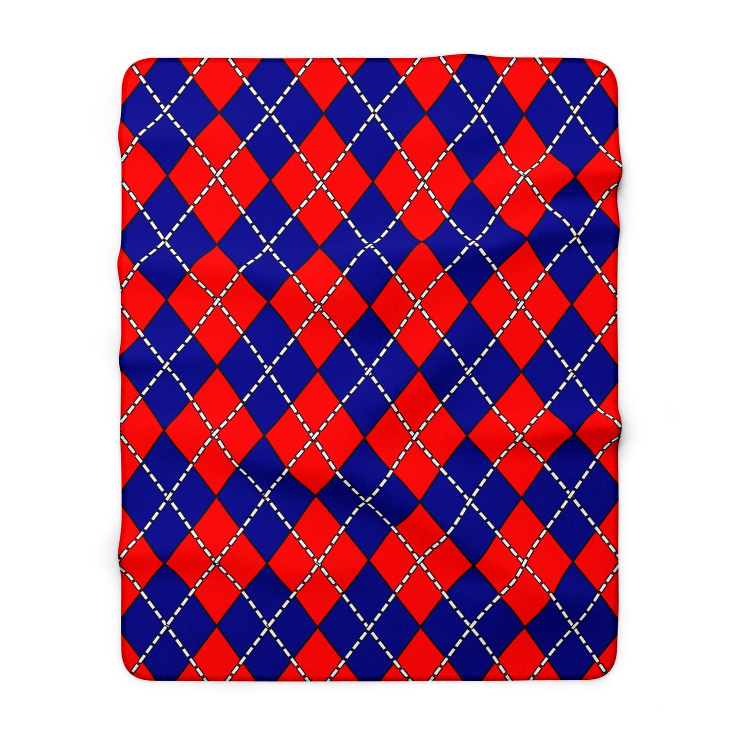 Taiwan Retro Argyle Blanket Throw