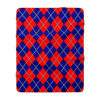 Taiwan Retro Argyle Blanket Throw
