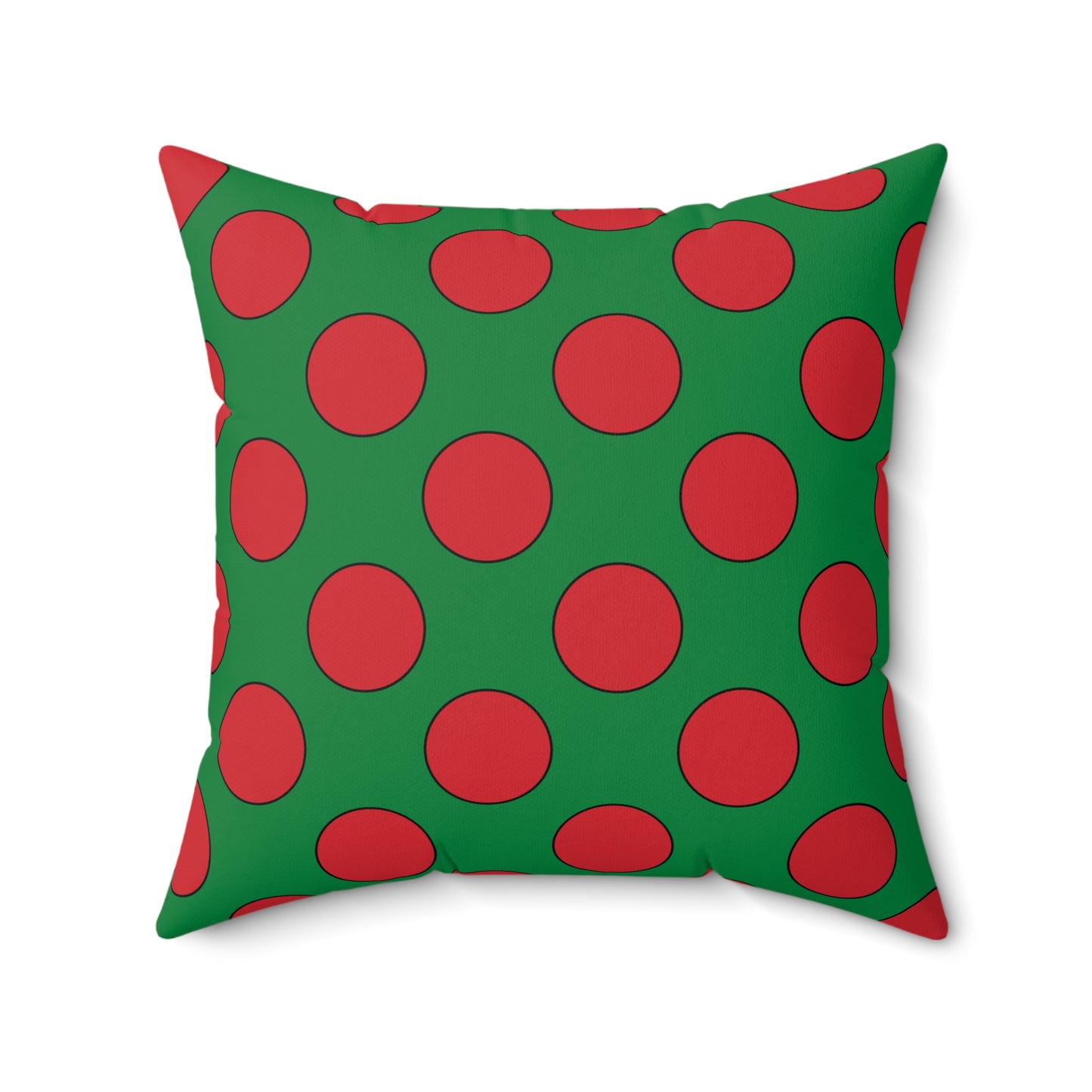 Turkmenistan Retro Polka Dots Cushion Pillow
