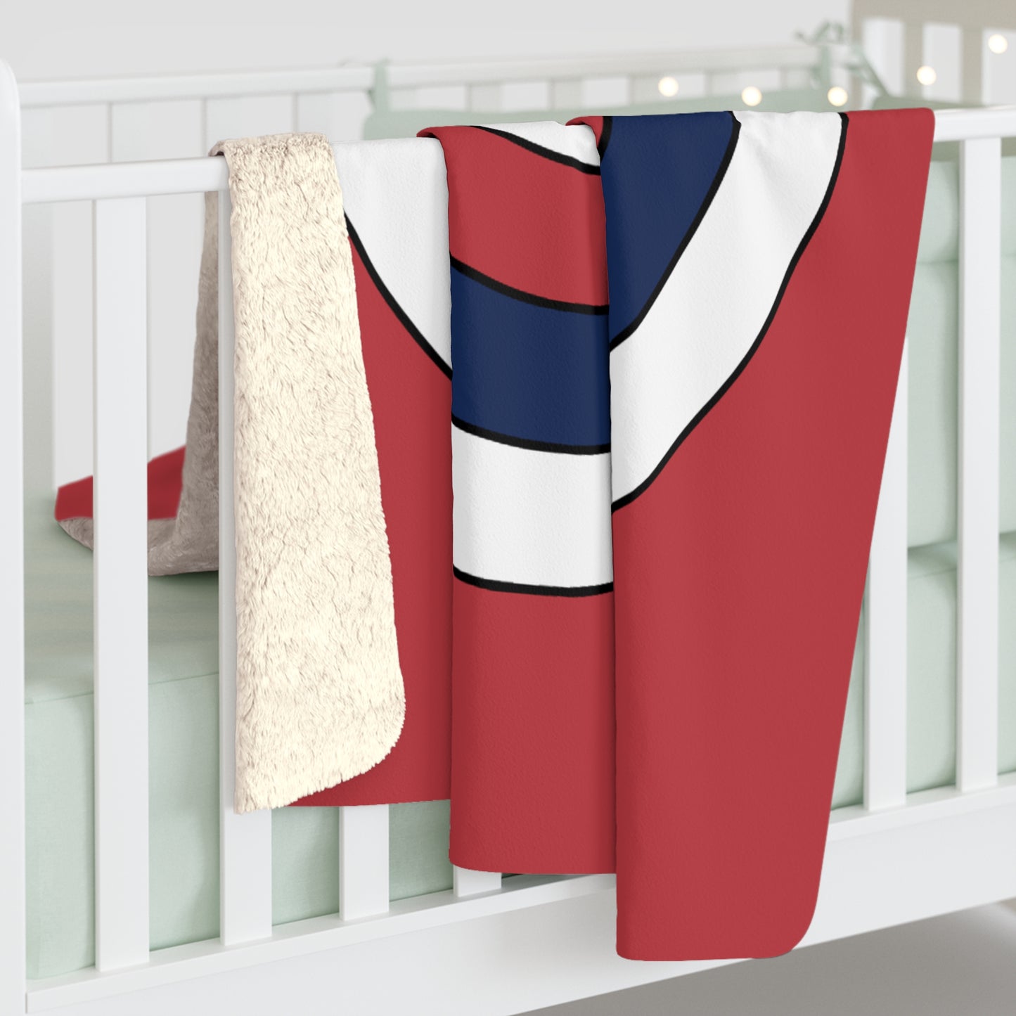 United States of America (USA) Retro Target Blanket Throw