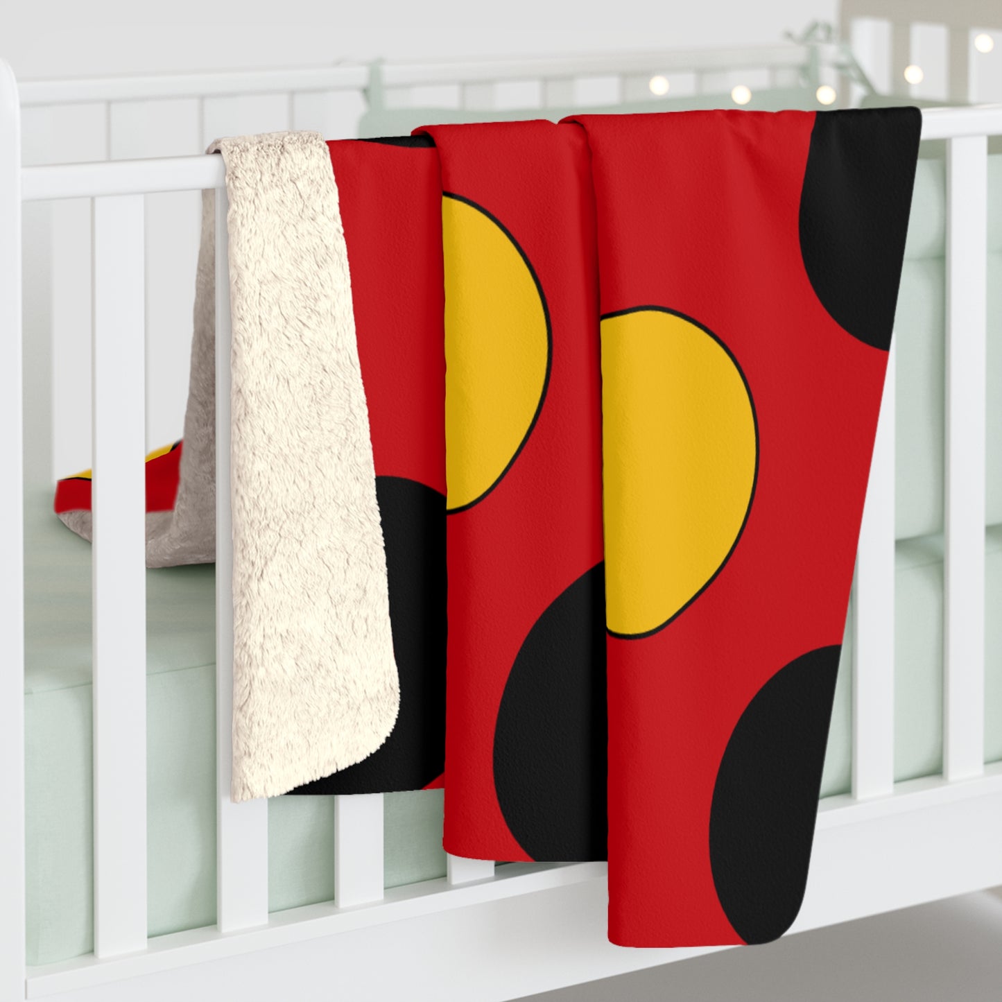 Timor Leste Retro Polka Dots Blanket Throw