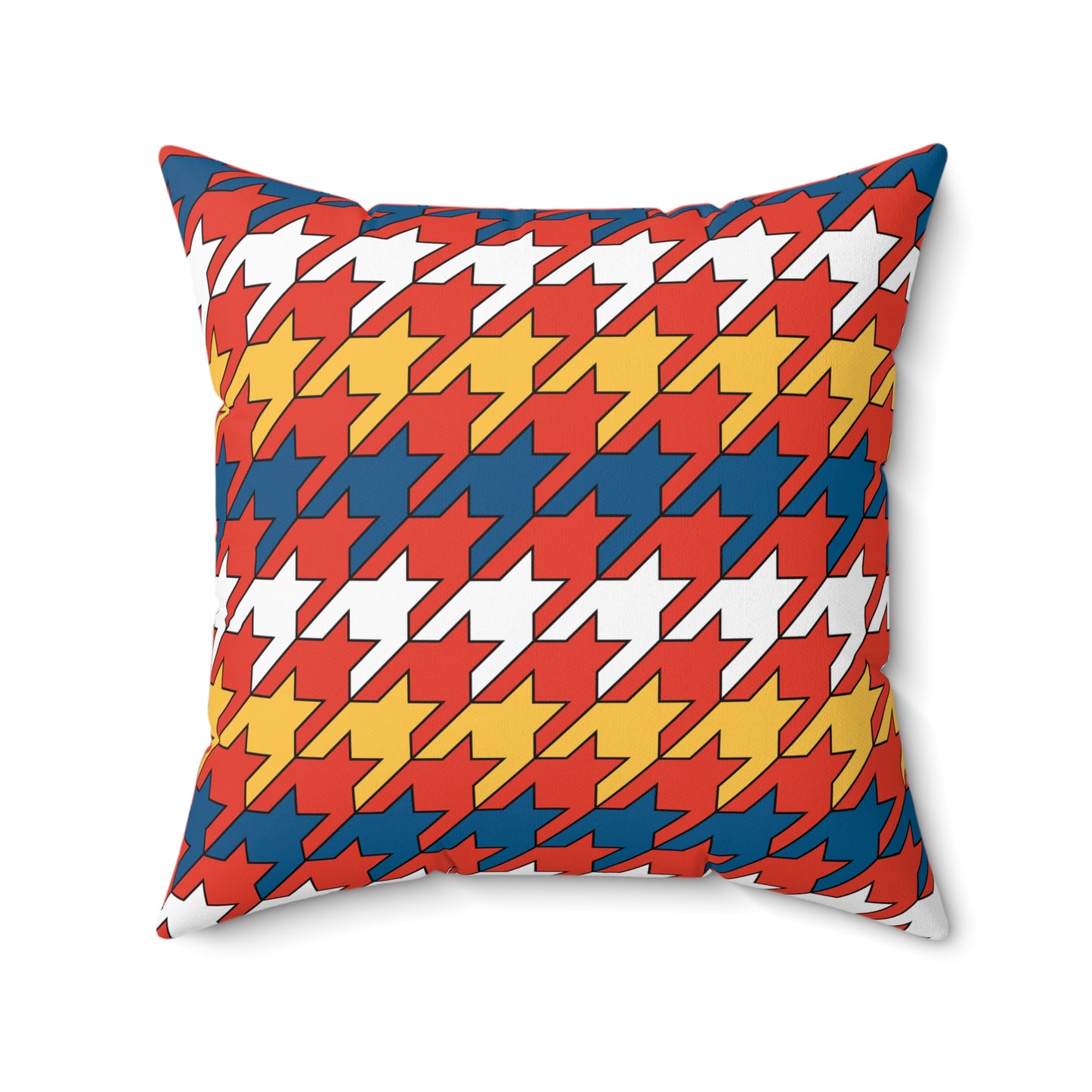 Kiribati Retro Houndstooth Cushion Pillow