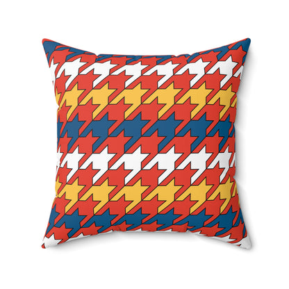 Kiribati Retro Houndstooth Cushion Pillow