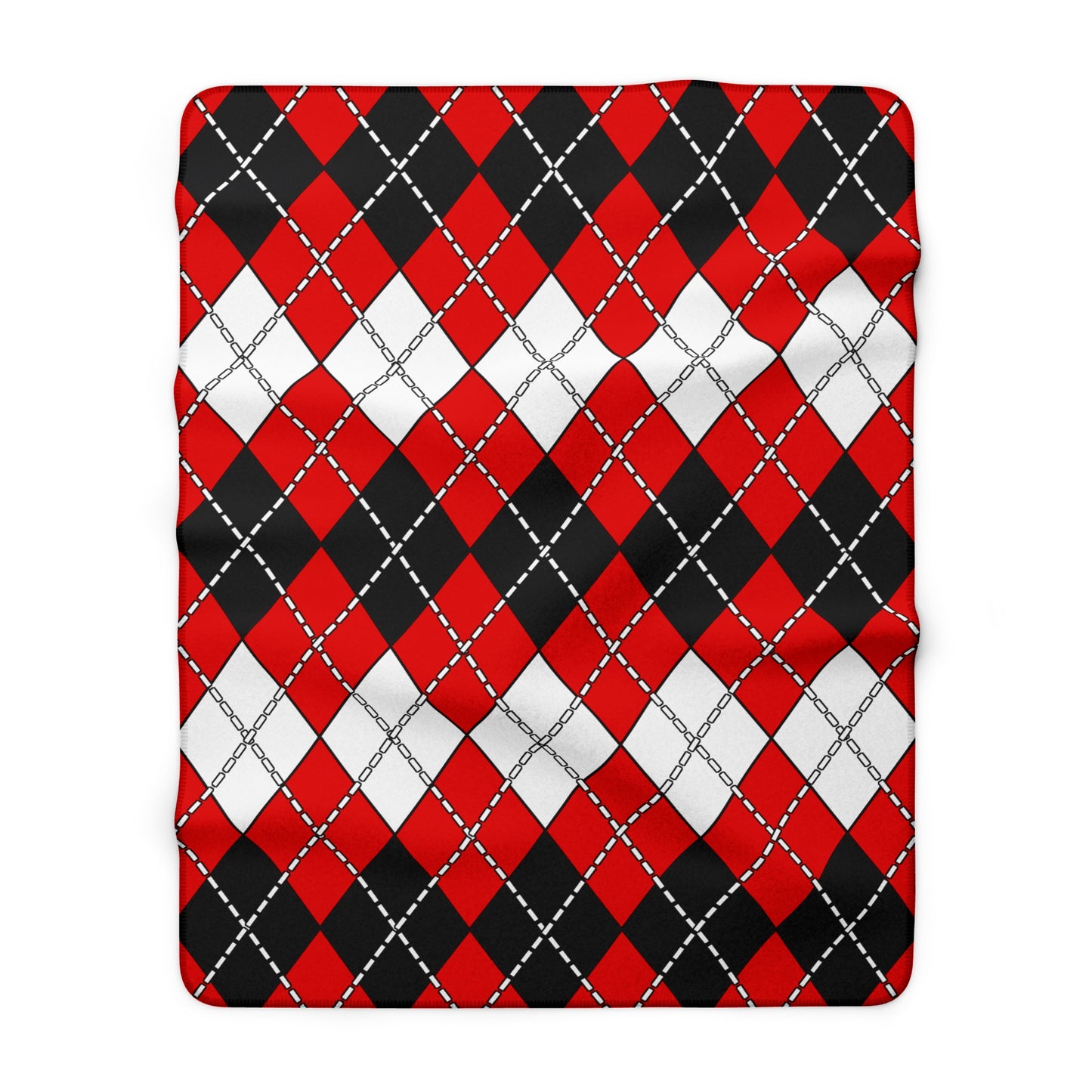 Trinidad And Tobago Retro Argyle Blanket Throw