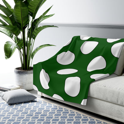 Pakistan Retro Polka Dots Blanket Throw