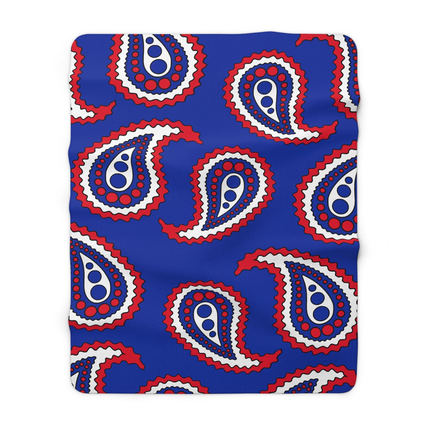Cambodia Retro Paisley Blanket Throw