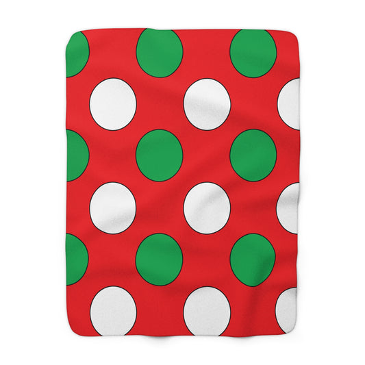 Lebanon Retro Polka Dots Blanket Throw