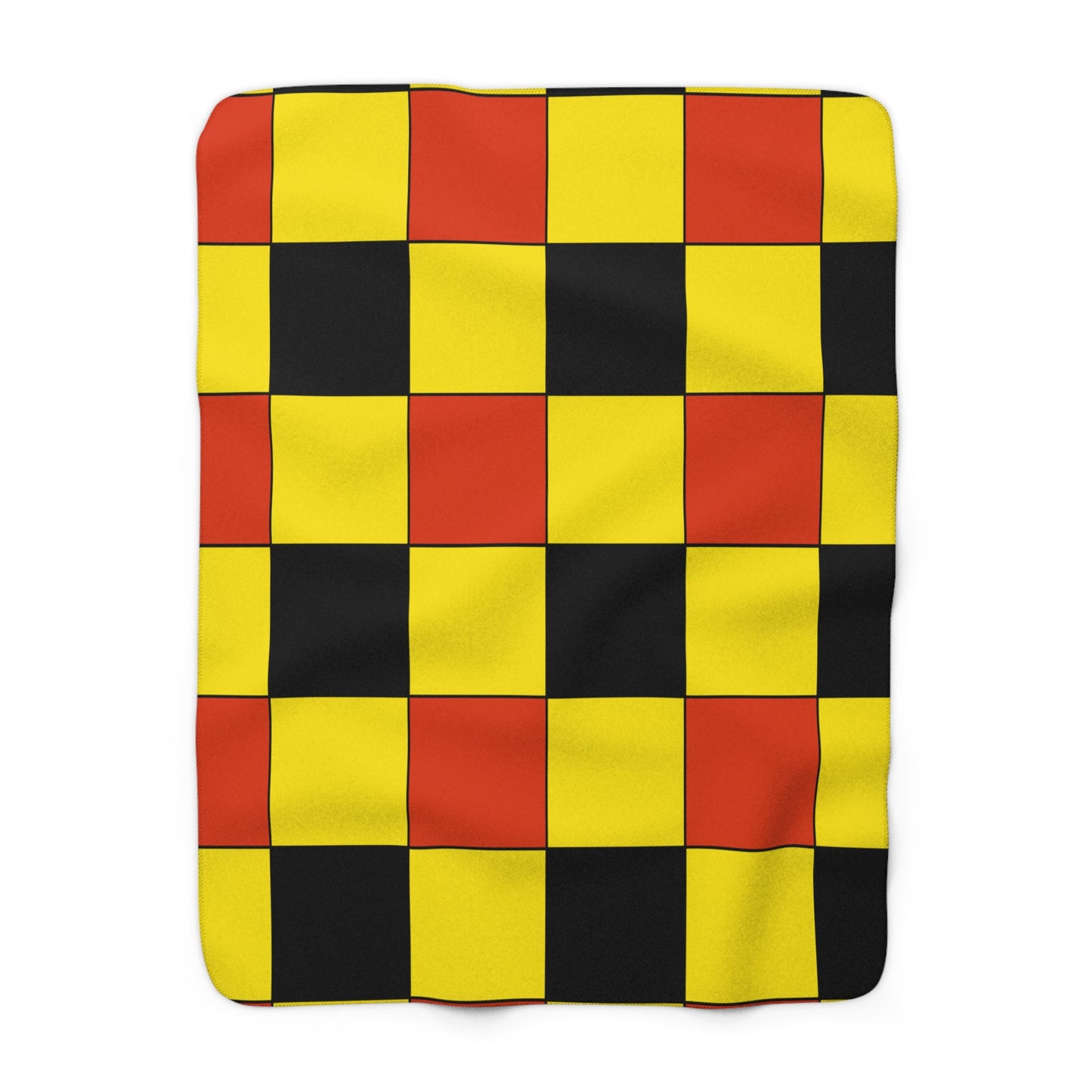 Uganda Retro Check Blanket Throw