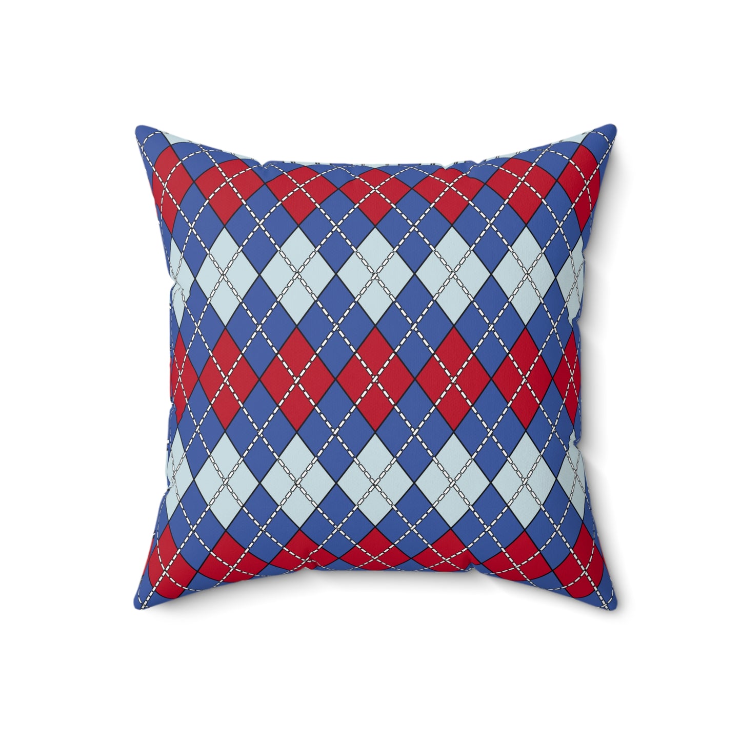 Guam Retro Argyle Cushion Pillow