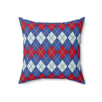 Guam Retro Argyle Cushion Pillow
