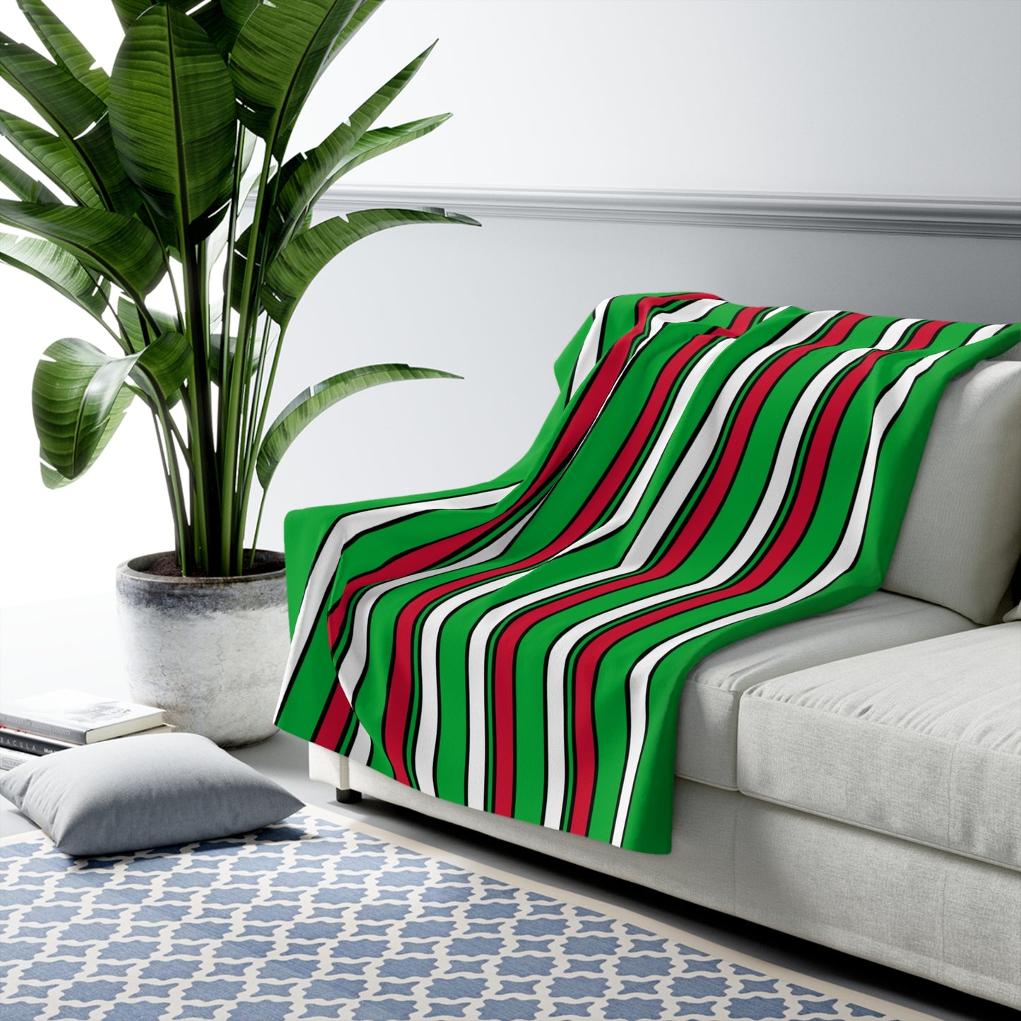 Wales Retro Stripes Blanket Throw