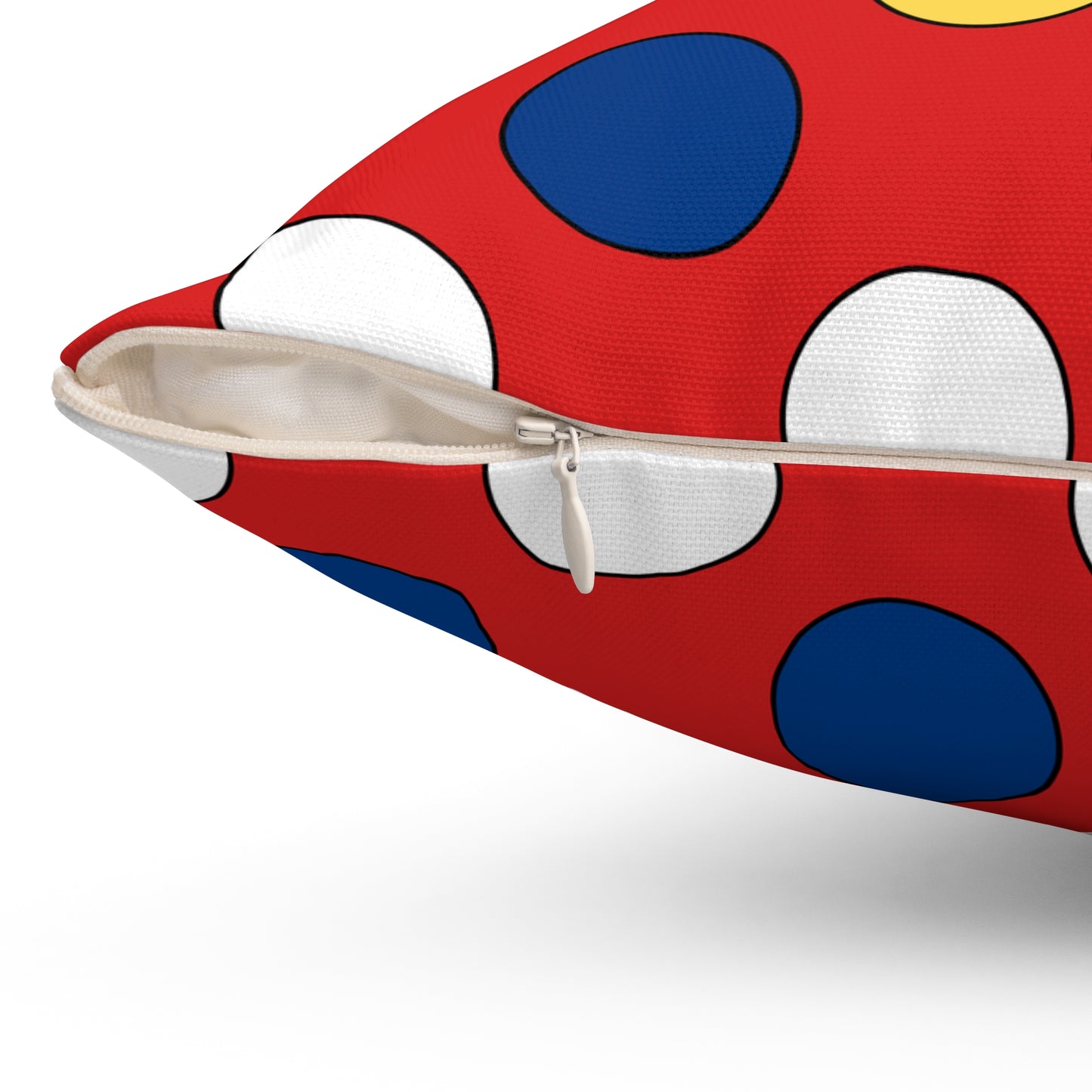 Seychelles Retro Polka Dots Cushion Pillow