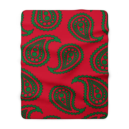 Maldives Retro Paisley Blanket Throw