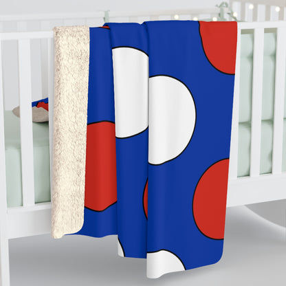 Russia Retro Polka Dots Blanket Throw