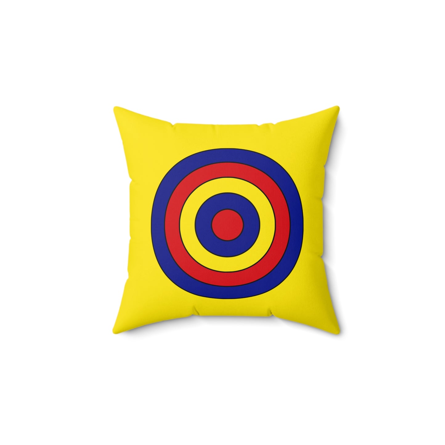 Colombia Retro Target Cushion Pillow