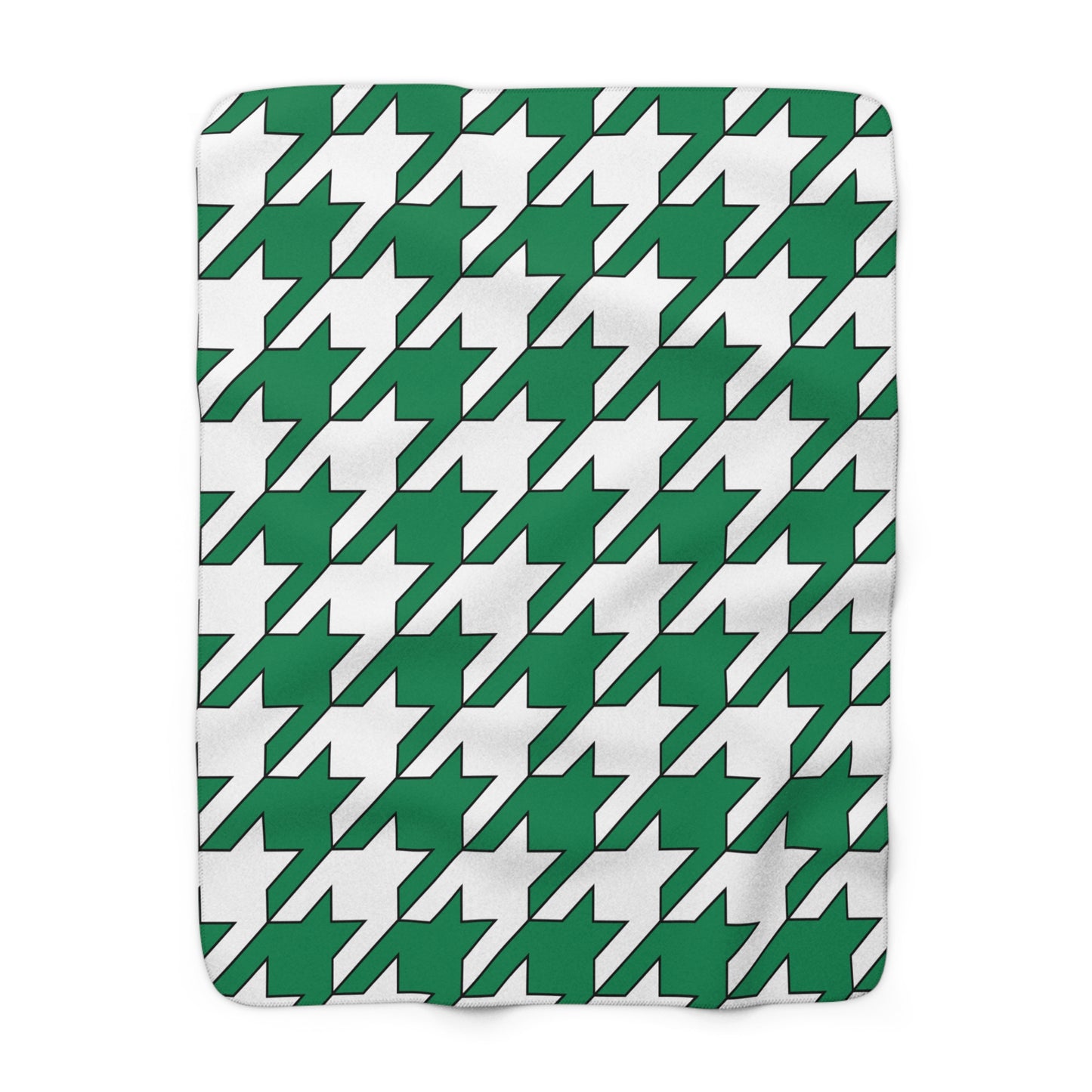 Nigeria Retro Houndstooth Blanket Throw
