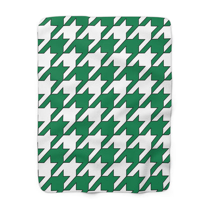 Nigeria Retro Houndstooth Blanket Throw