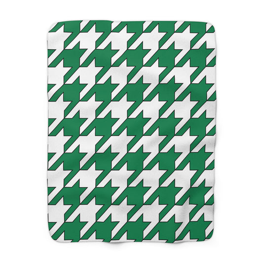Nigeria Retro Houndstooth Blanket Throw