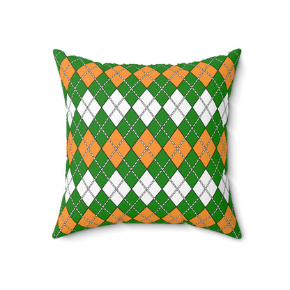 India Retro Argyle Cushion Pillow