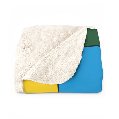 Rwanda Retro Check Blanket Throw