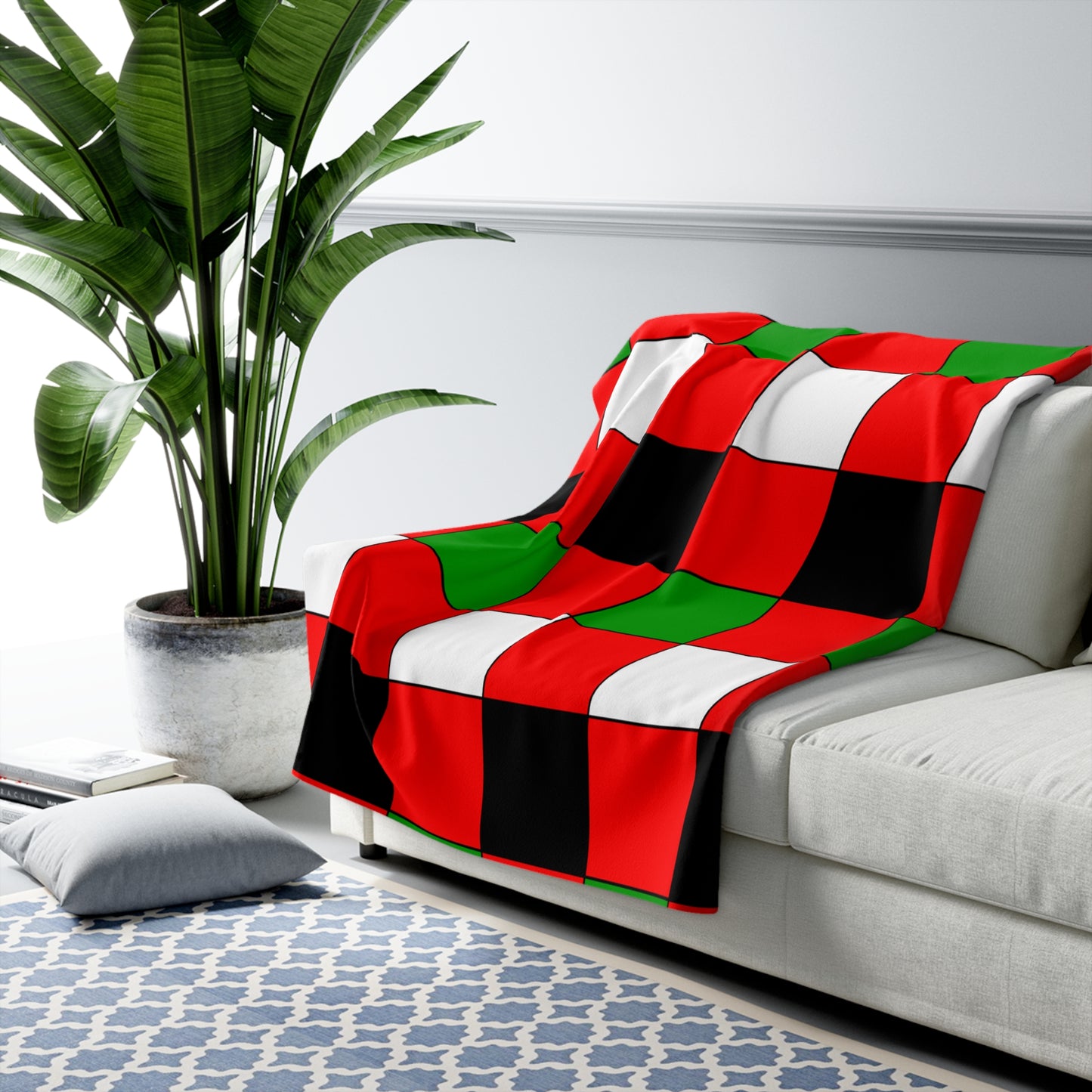 Jordan Retro Check Blanket Throw