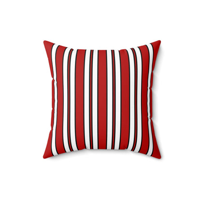 Isle Of Man Retro Stripes Cushion Pillow