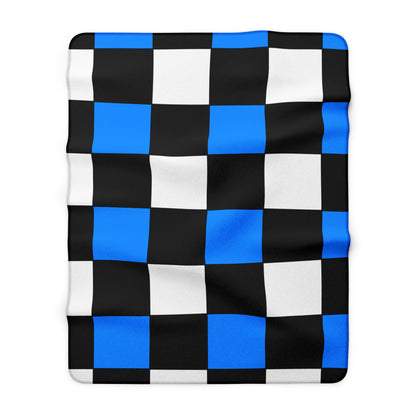 Estonia Retro Check Blanket Throw
