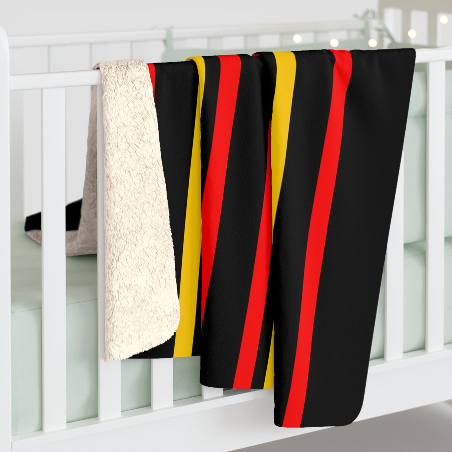 Papua New Guinea Retro Stripes Blanket Throw