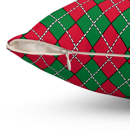 Maldives Retro Argyle Cushion Pillow