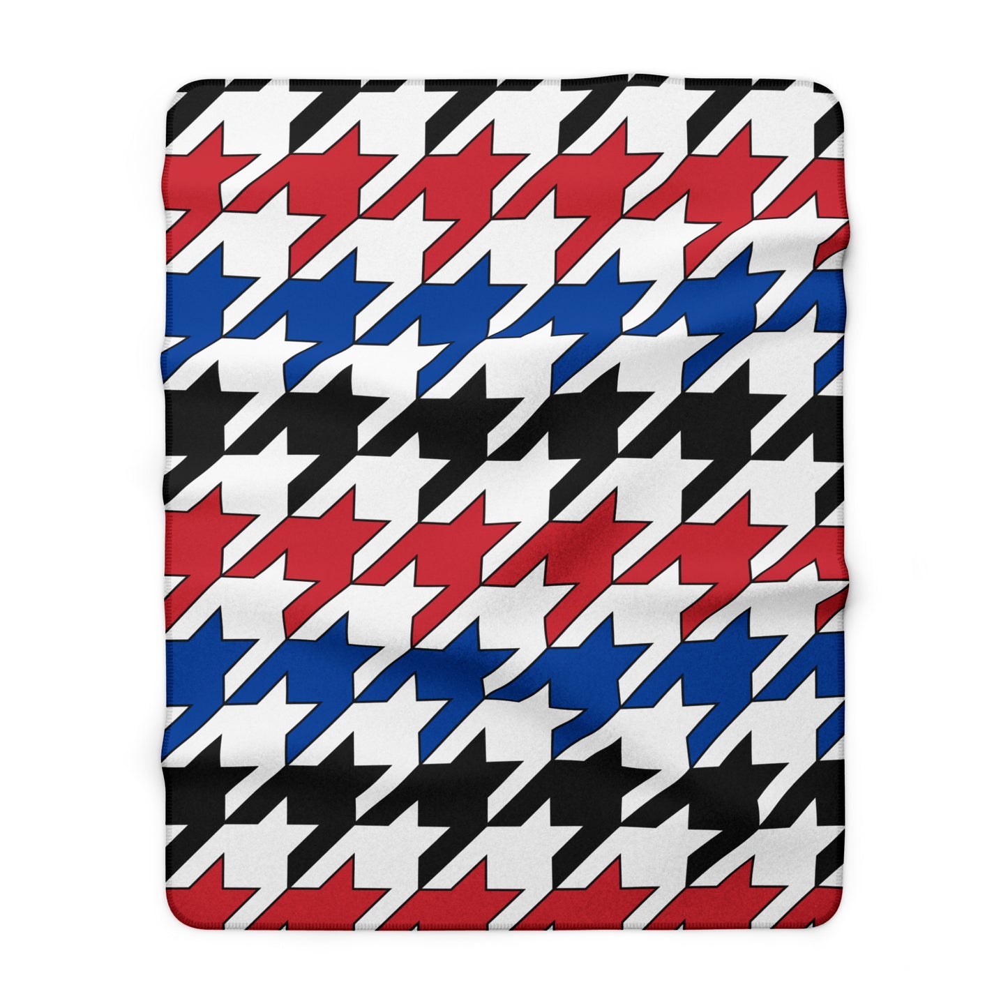 Republic Of Korea Retro Houndstooth Blanket Throw