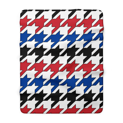 Republic Of Korea Retro Houndstooth Blanket Throw