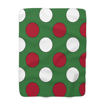 Suriname Retro Polka Dots Blanket Throw