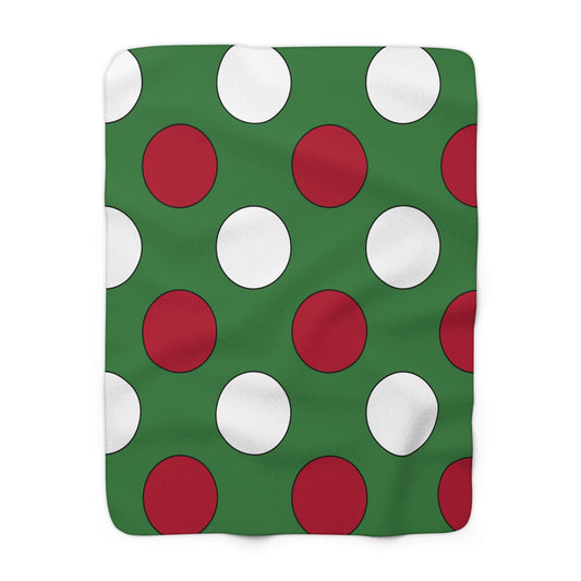 Suriname Retro Polka Dots Blanket Throw
