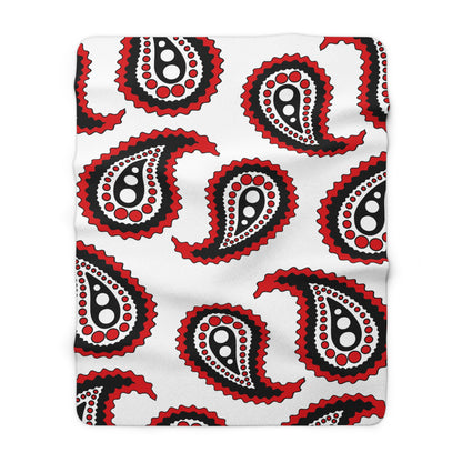 Gibraltar Retro Paisley Blanket Throw