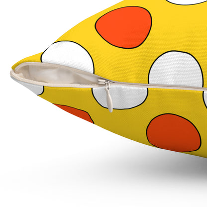 Bhutan Retro Polka Dots Cushion Pillow