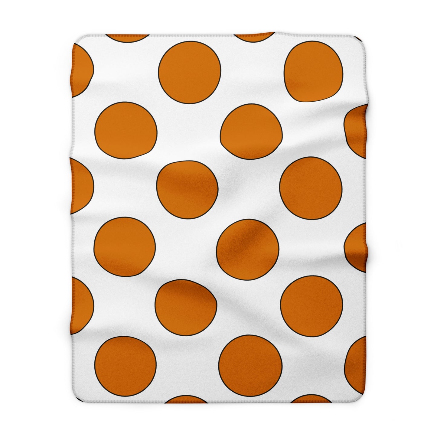 Cyprus Retro Polka Dots Blanket Throw