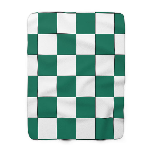 Macao Retro Check Blanket Throw