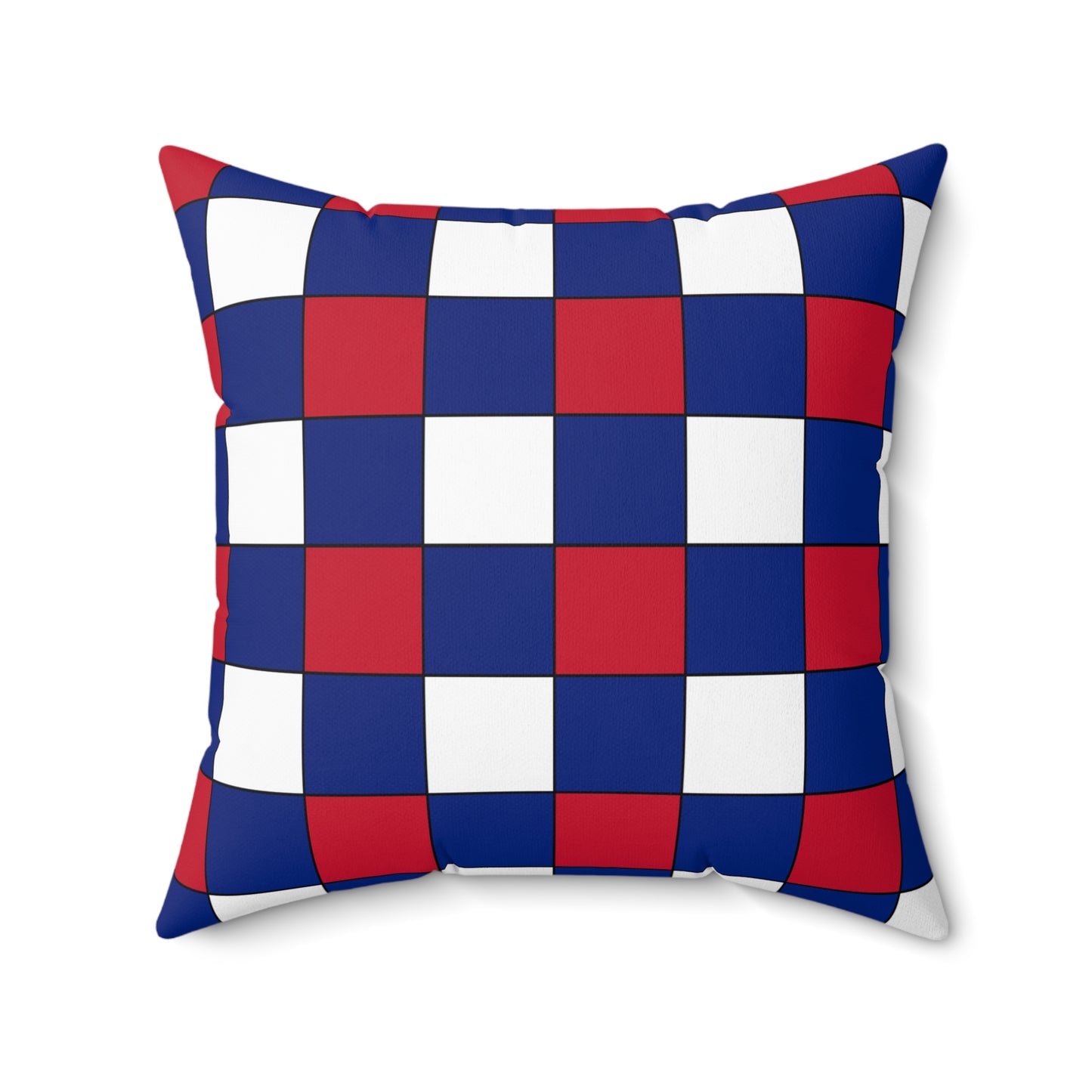 New Zealand Retro Check Cushion Pillow