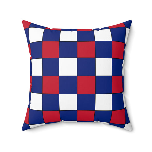 New Zealand Retro Check Cushion Pillow