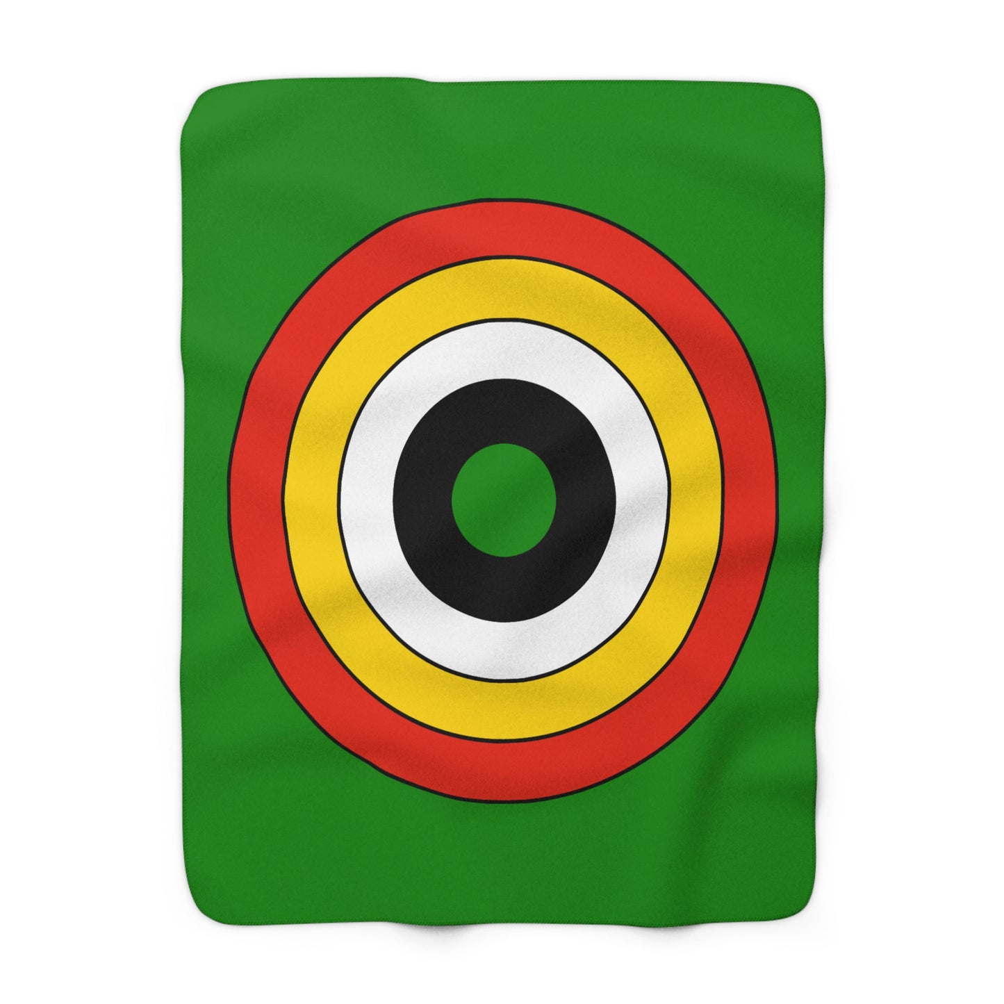 Dominica Retro Target Blanket Throw