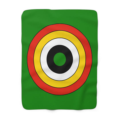 Dominica Retro Target Blanket Throw