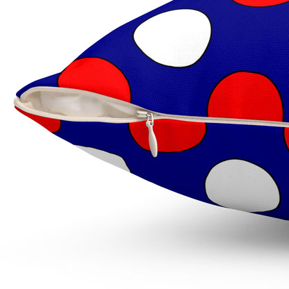 Heard Island And Mcdonald Islands Retro Polka Dots Cushion Pillow