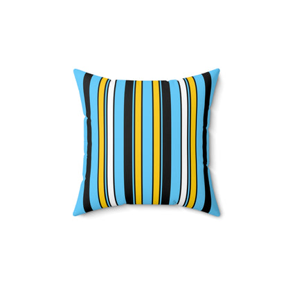 Saint Lucia Retro Stripes Cushion Pillow