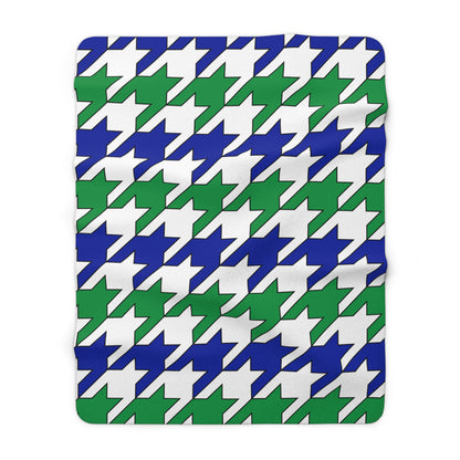 Lesotho Retro Houndstooth Blanket Throw