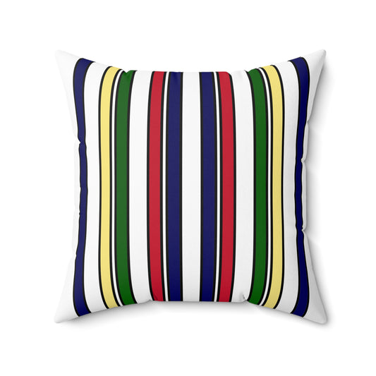 Diego Garcia Retro Stripes Cushion Pillow
