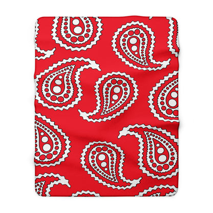 Hong Kong Retro Paisley Blanket Throw