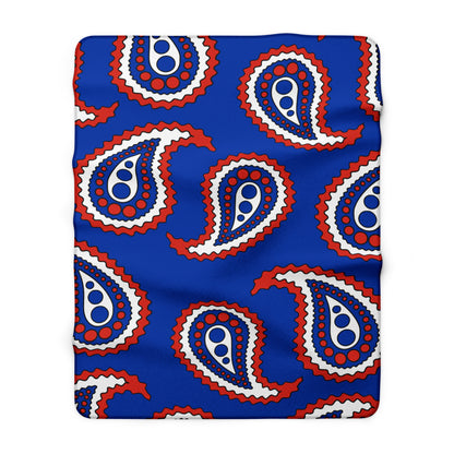 Russia Retro Paisley Blanket Throw